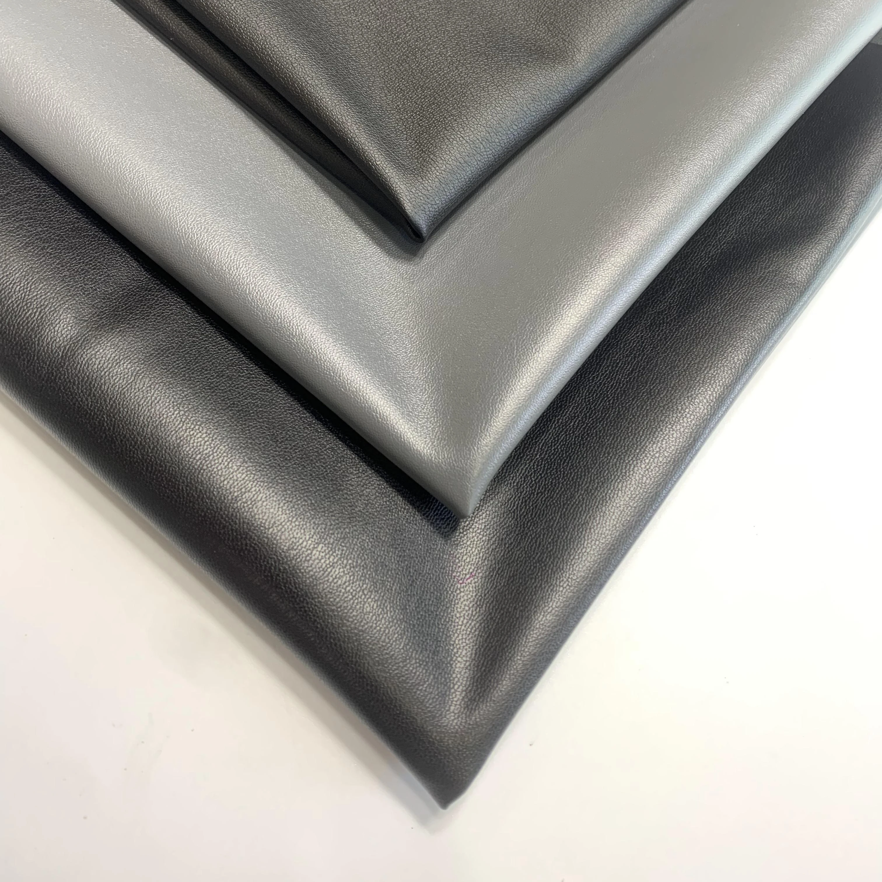 new development bamboo fiber  sustainable bio base leather rolls for handbag and shoe upper materials