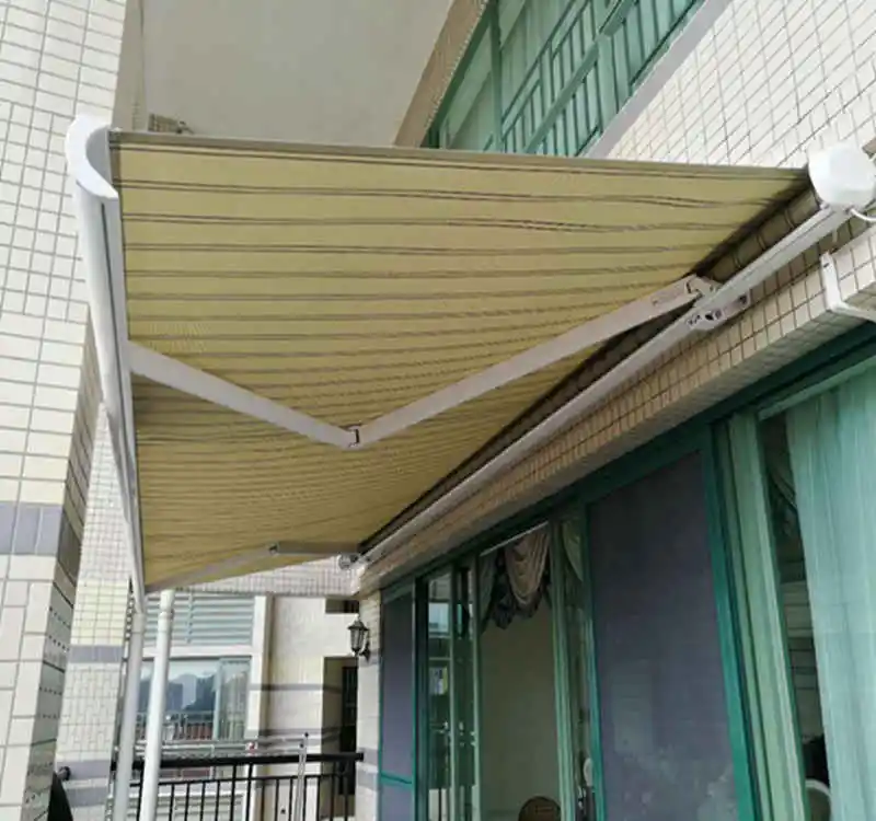 Custom Made Size Modern Design  Retractable Full Cassette Awning with Motor
