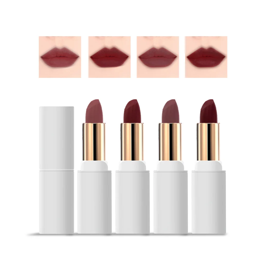 High Pigment Vegan Custom Logo Nude Private Label Waterproof Matte Lipstick