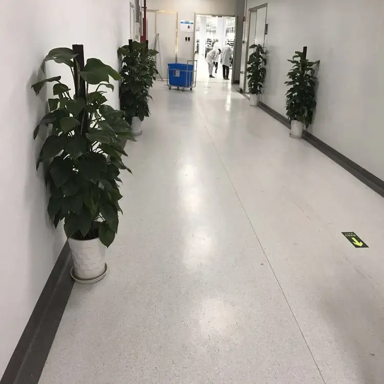 Modern Design Waterproof PVC Vinyl Flooring Anti-static Homogeneous PVC Roll For Hospital