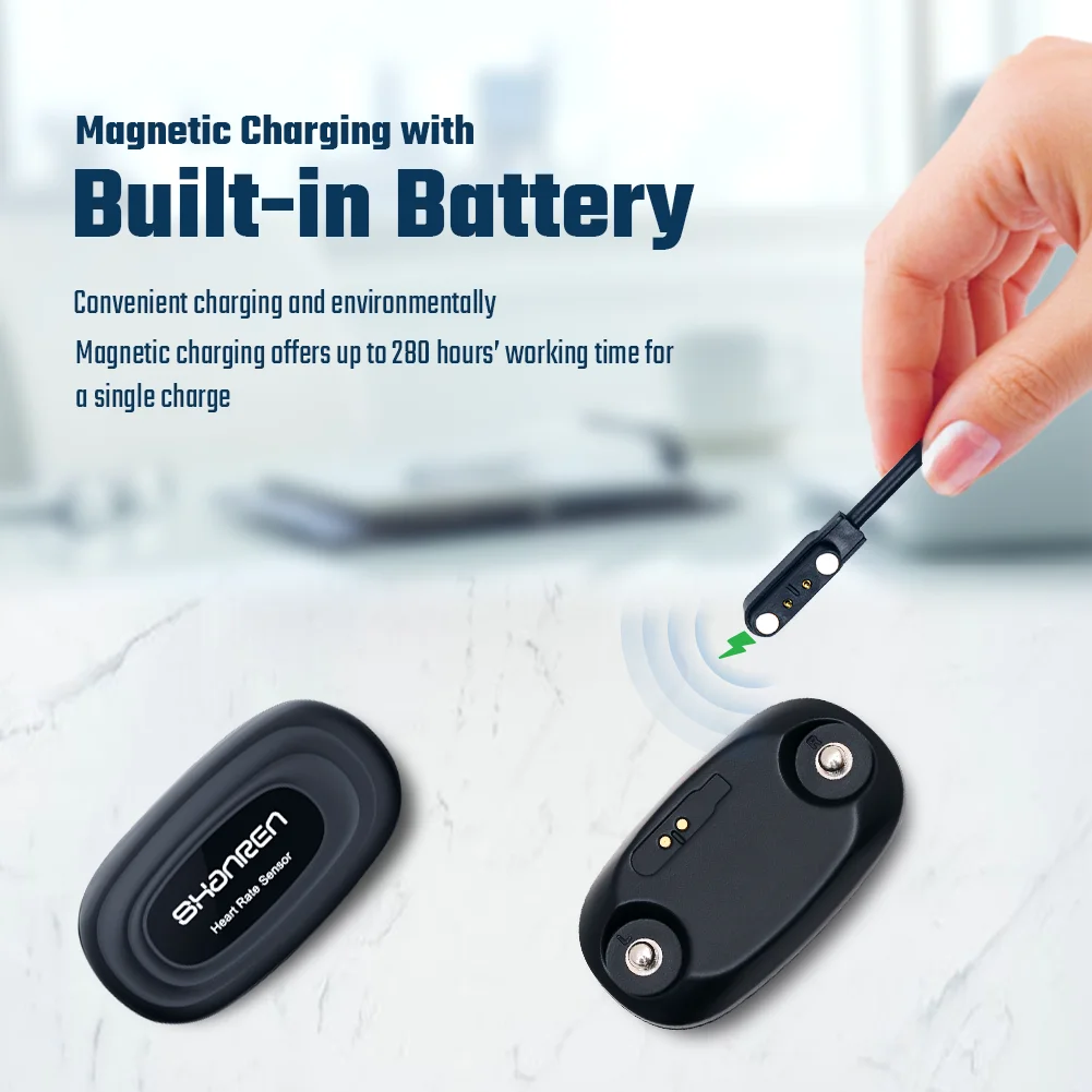 Водонепроницаемый перезаряжаемый фитнес-трекер BLE5.0 для велоспорта, плавания, пульсометр