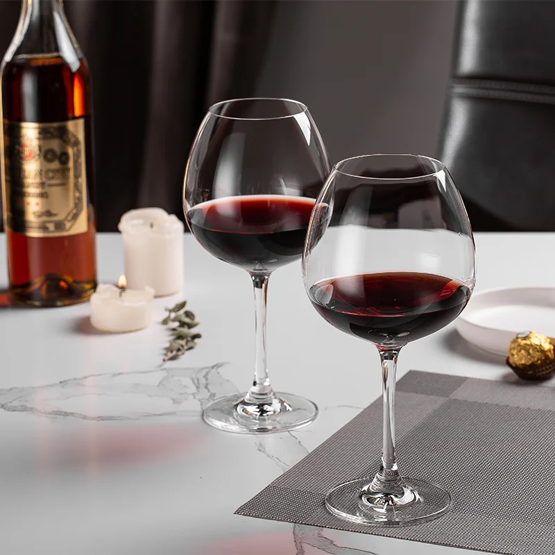 IDELITA Home Glassware 660ml 22.32oz Wholesale Fancy Clear Elegant Long Stem Wine Glasses