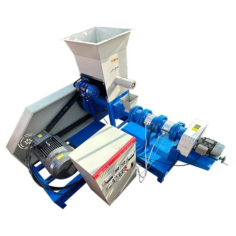 Farming Soybeans Expander Full Fat Soya Extruding Machine Floating Fish Feed Extruder