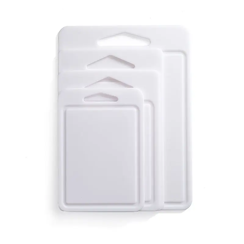 Bpa Free Kitchen Plastic Chopping Board Non Slip Plastic Pp Meat Cutting Board With Juice Grooves