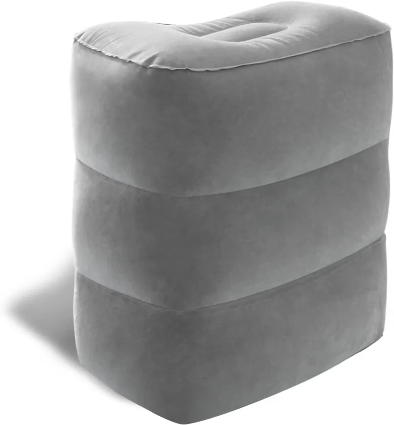 New Inflatable Travel Pillow Cushion for Foot Rest and Kids Sleeping Cushion on Plane Train