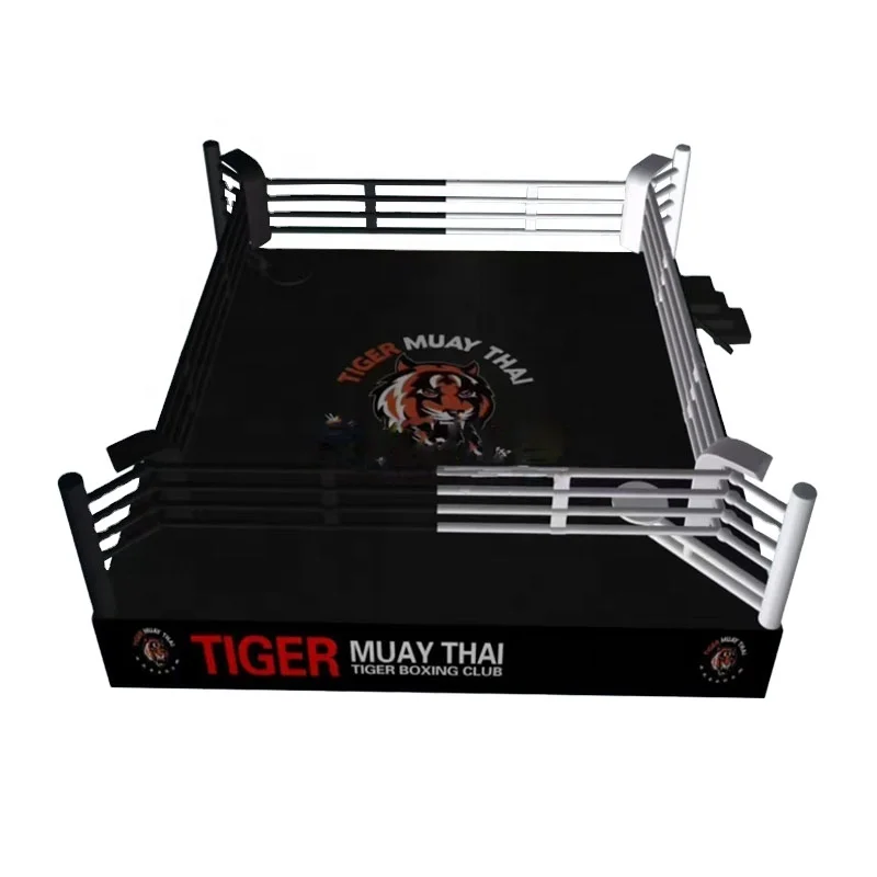 Professional international standard Custom logo MMA elevated boxing ring wrestling ring for sale