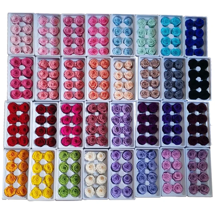 Wholesale Real Touch Artificial Rose High Quality Preserved Roses Ever Lasting Flowers and Plants For Decoration