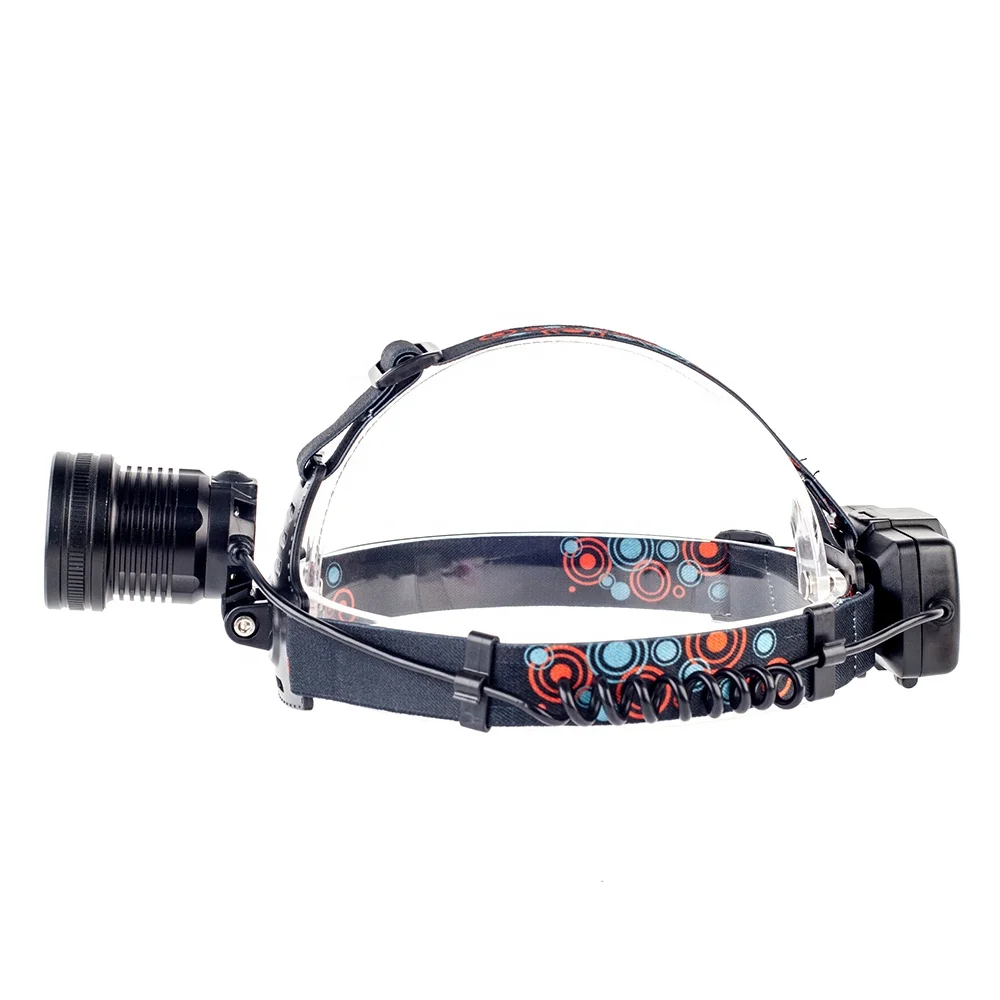 
Factory Hot Sales High Quality Customizable Powerful COB Headlamps Rechargeable Waterproof Zoomable Led Flashlight Headlamp 