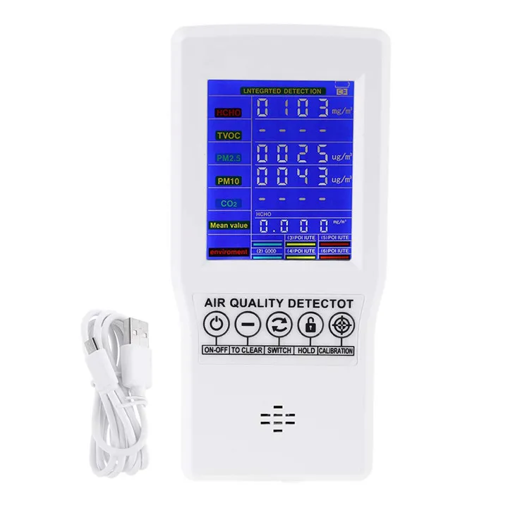 
Power 5W indoor portable monitoring system mini air quality monitor 