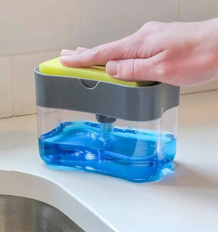 Компактный диспенсер для мыла в бутылке, автоматический дозатор жидкого мыла для рук, Кухонный Контейнер для моющего средства