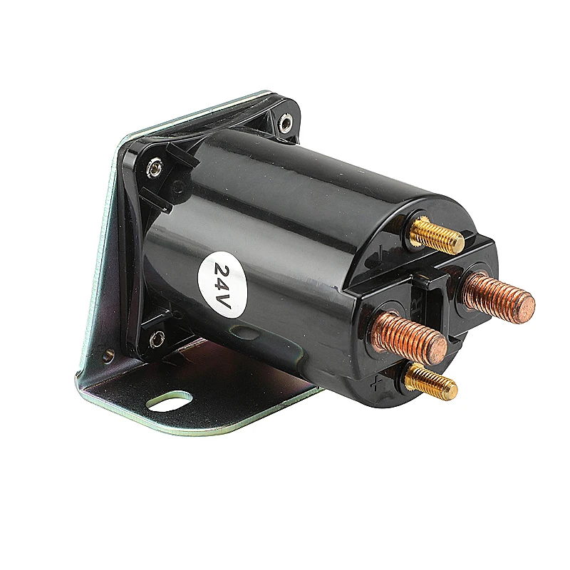 Golf Car Parts EZ-GO 24-Volt 4-Terminal Silver Solenoid 1975-Up  #20468-G3  72-501-42