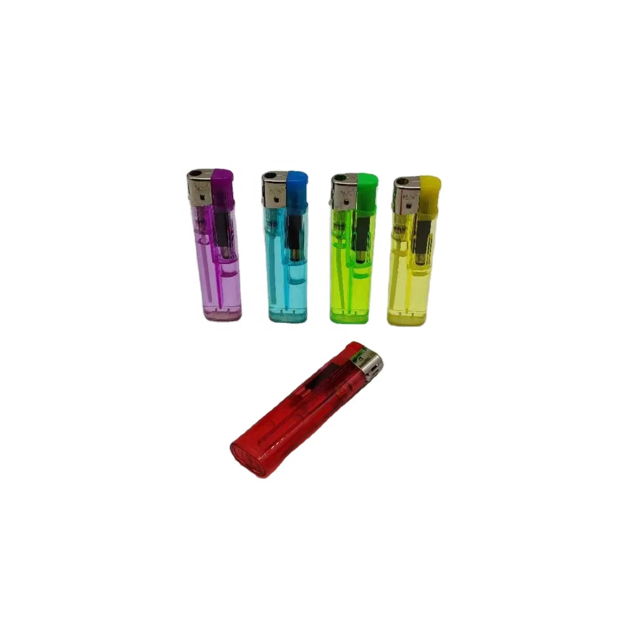 Factory Wholesale  Cheap Price Electric Lighter Custom Logo Lighter Top Quality  Five Assorted Color Disposable Lighter