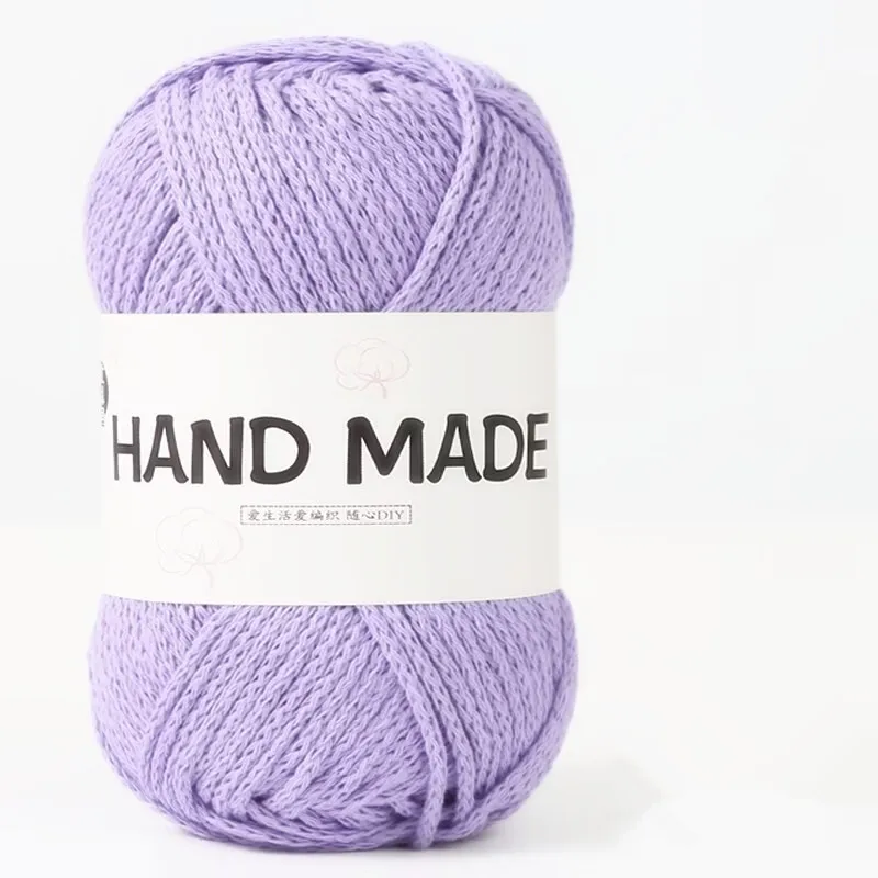 New Braid Ball Yarn with High Quality,  2mm Hollow Cotton Blended Yarn for Crochet