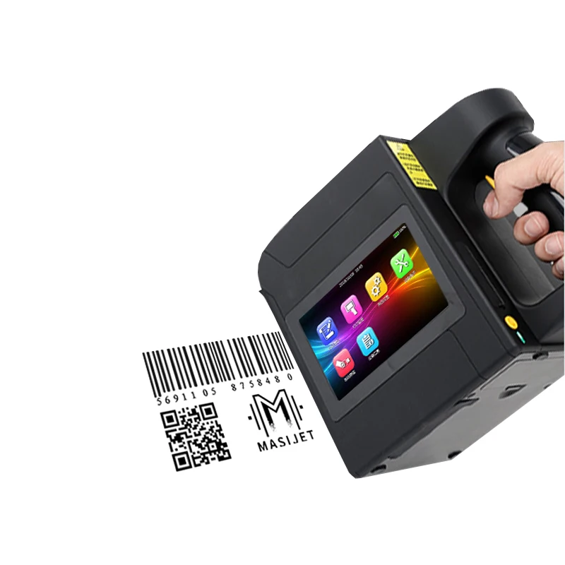 Новое портативное устройство кодирования с большими шрифтами символов QR-коды шаблоны логотипа штрих-кодов Многоязычная поддержка 10 см