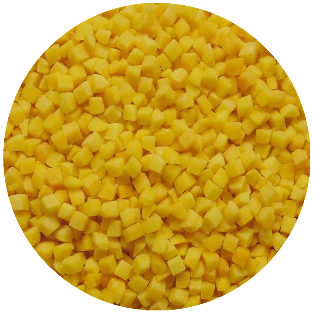 IQF Frozen yellow peach frozen fruit frozen yellow peach diced