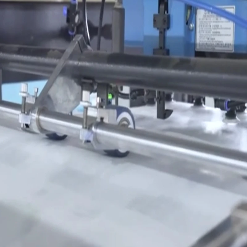 Zhengwei leading machine in sheet feeding material to produce non-woven box bag