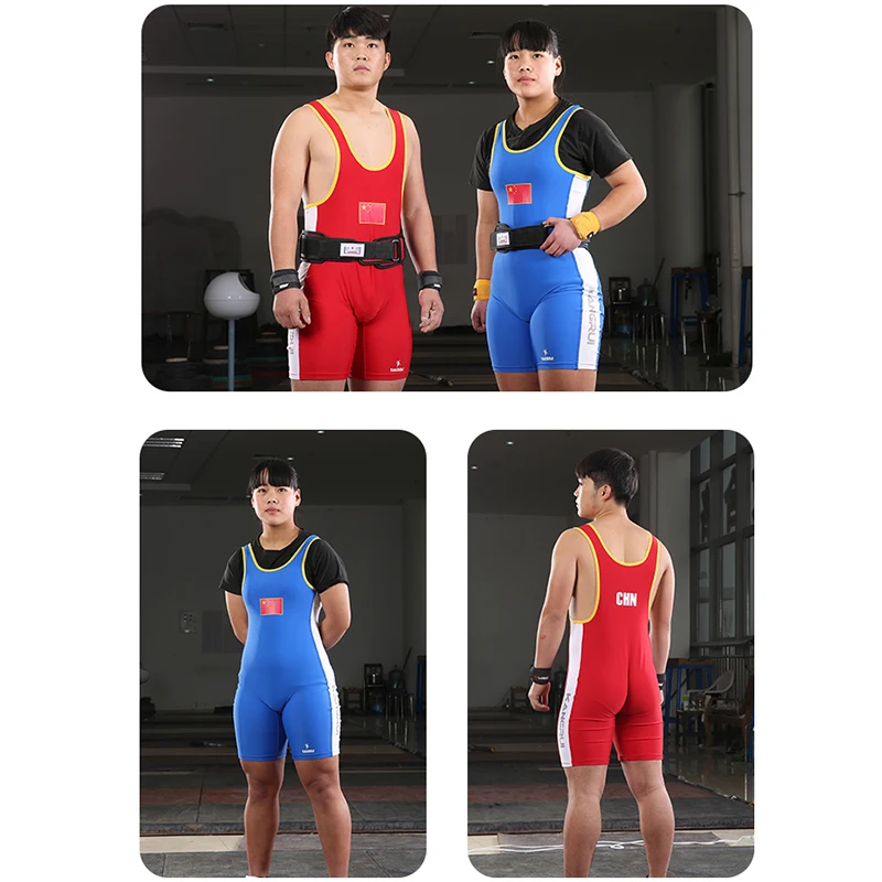 High Quality Professional Wear Lifting Suit Men Women Wrestling Singlets Wholesale wrestling Uniform