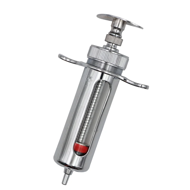 20ml High quality Vaccine syringes of metal for animals Continuous veterinary syringe