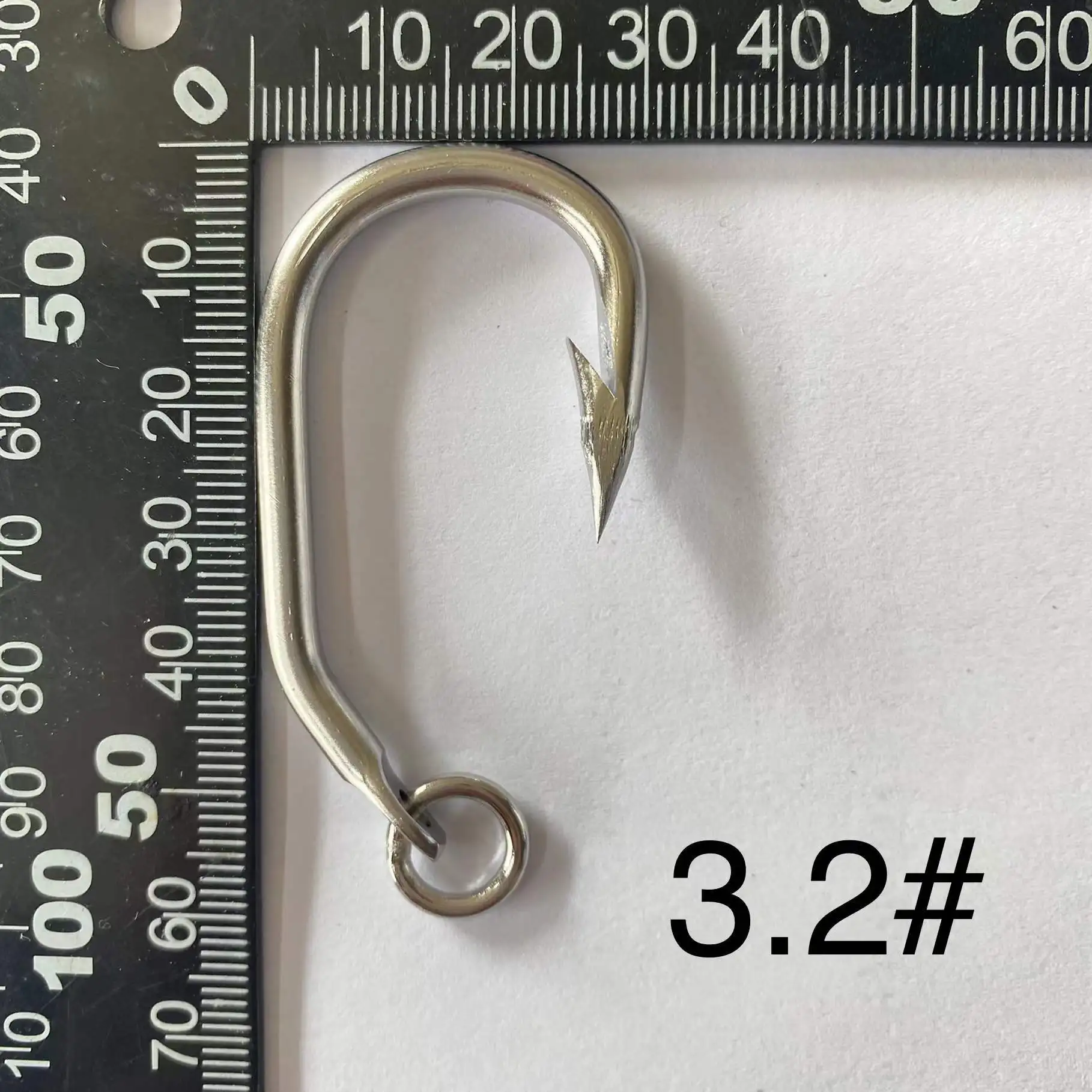 Sea fishing Gear Tuna Trolling Hooks with Rings Fishing Tackle Sea Shark Hooks Circle Hook anzuelos Angelhaken