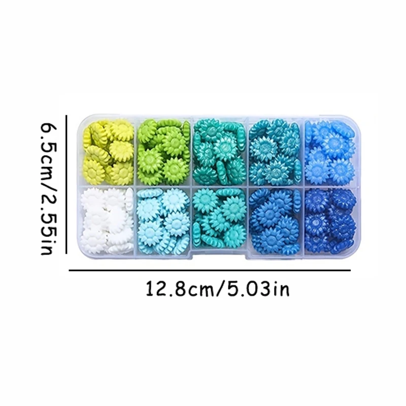 180pc Vintage Sunflower Wax Sticker Scrapbooking Material DIY Crafts Wedding Wax Seal Set Sealing Wax Beads Boxed