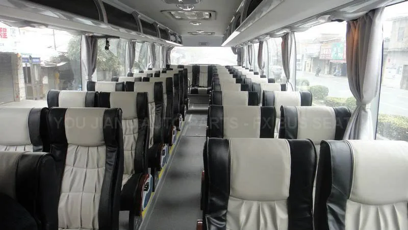 Fashion leather pattern luxury bus seater for flixbus