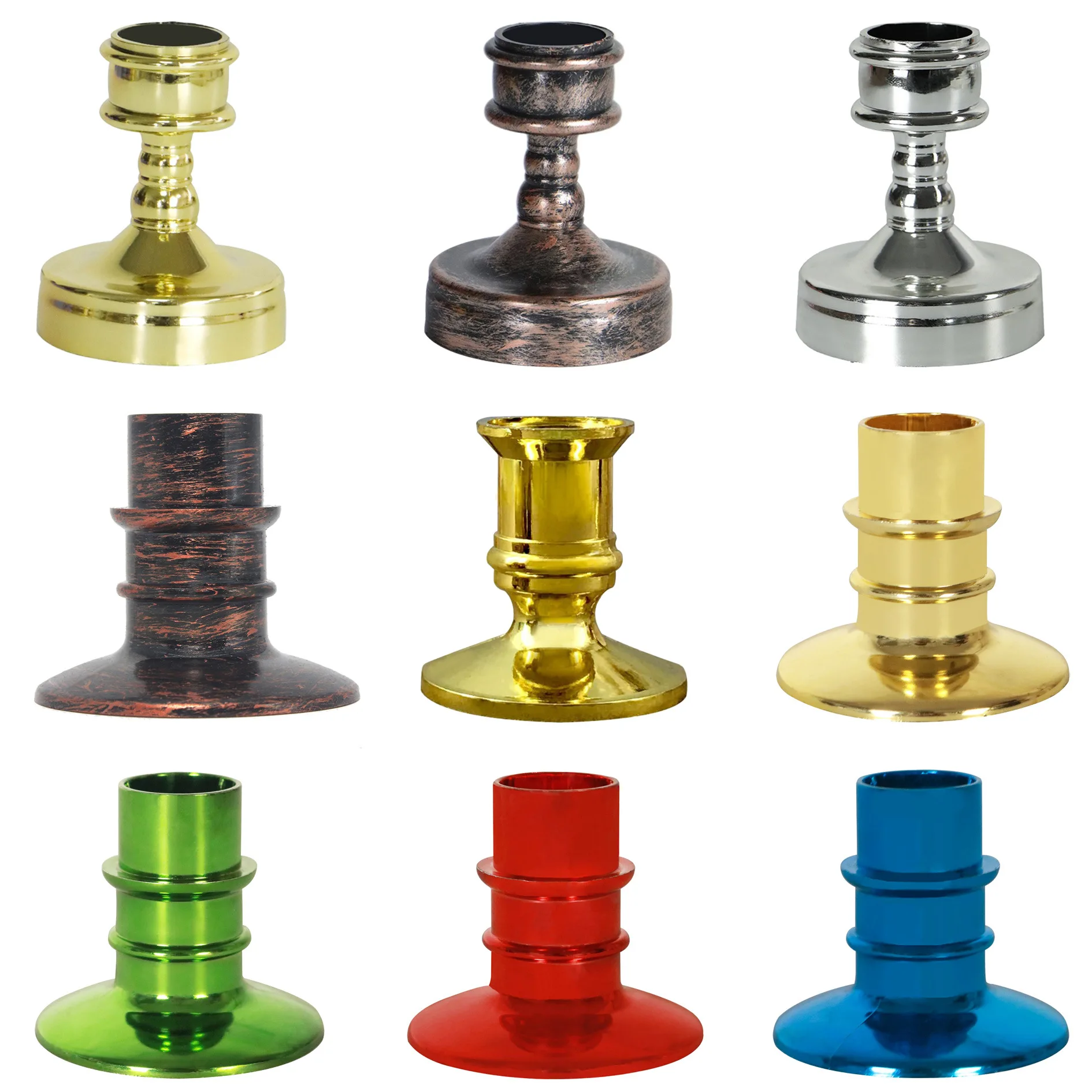 Candle Holder Decorative Candlesticks Gold Table European Modern Taper Candle Wedding Home Decoration Nordic Home Decor 1 Color