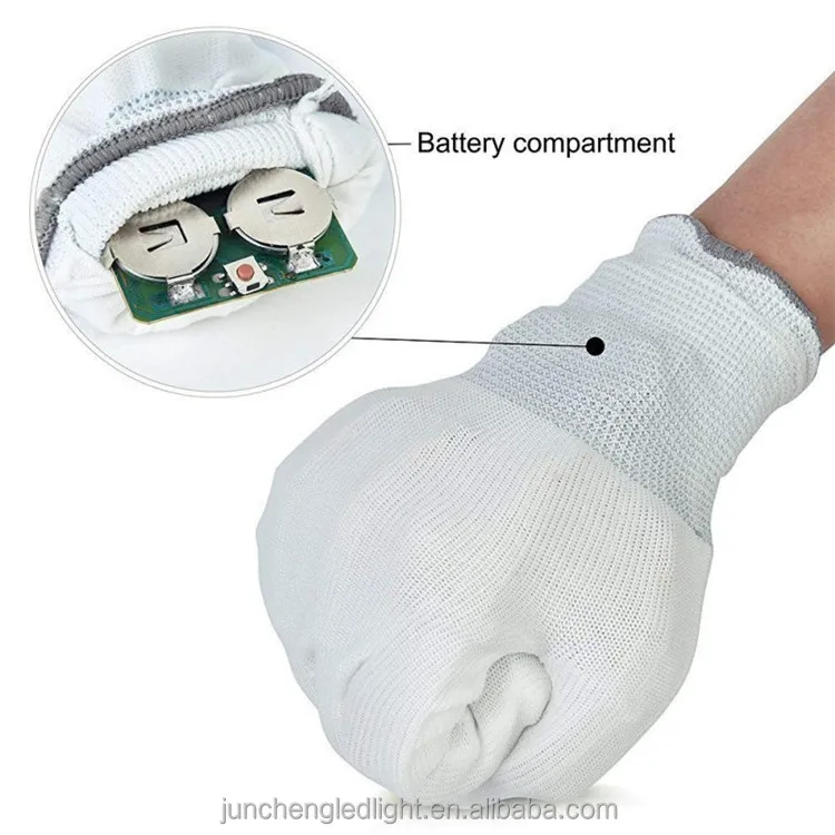 Regalo de Navidad Led Glowing Flashing Gloves
