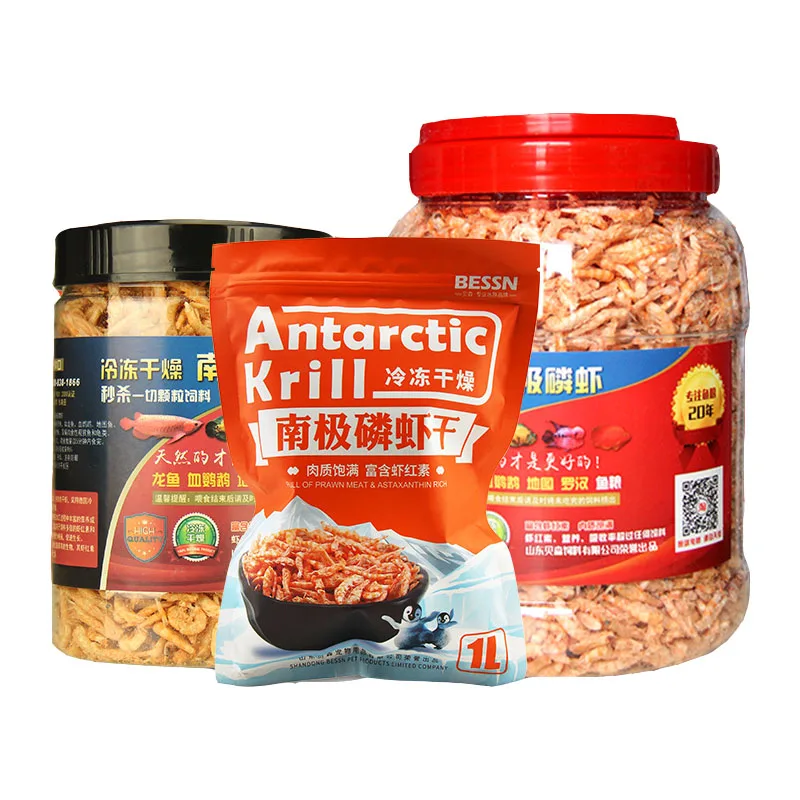 High-protein Antarctic krill feed for fish organic fish feed