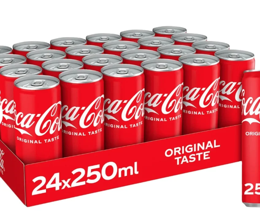Coca Cola Original Taste 24 x 250ml Coca Cola 330ml Spirit 330ml Fanta 330ml Cold Drink Can Soft Bottle