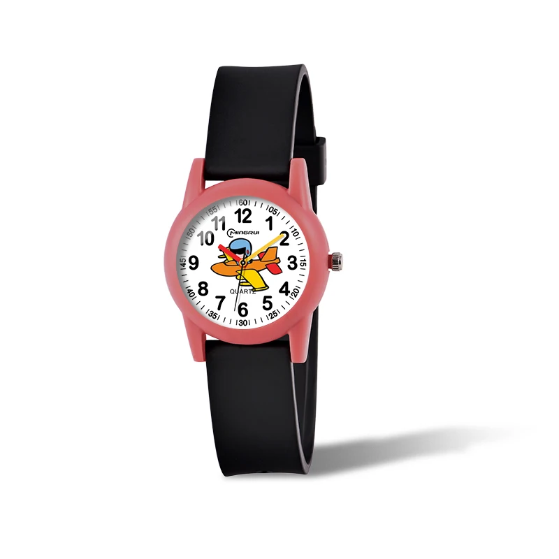 Manufacture New design Colorful Strap Cartoon Waterpoof Quartz Watches For Kids