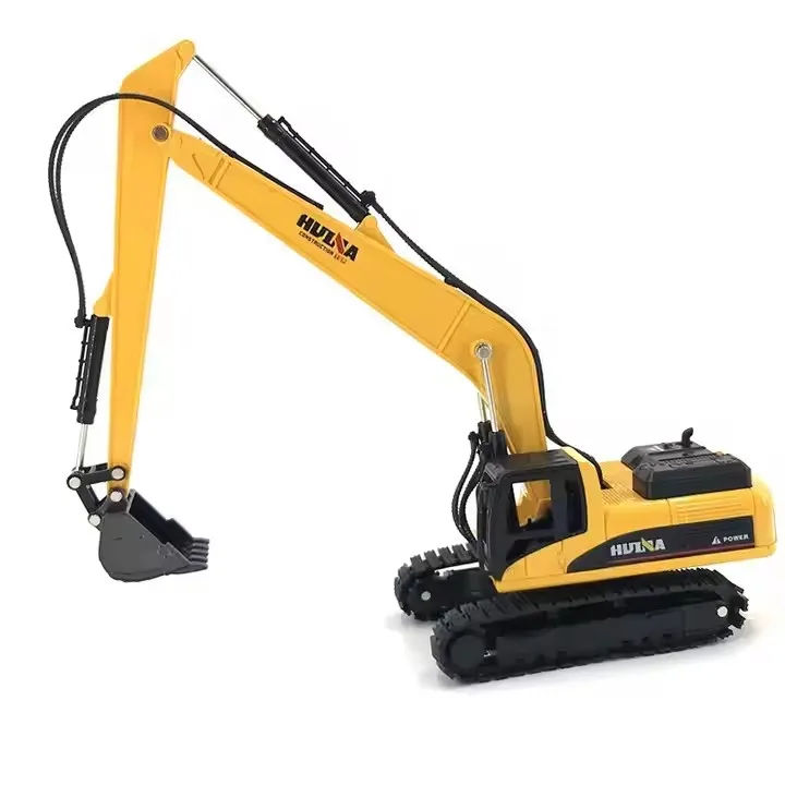 Alloy Metal Engineering Construction Model Vehicle Children Toys Gift SJY-1722 1:50 Simulation Die cast Excavator Machine Model