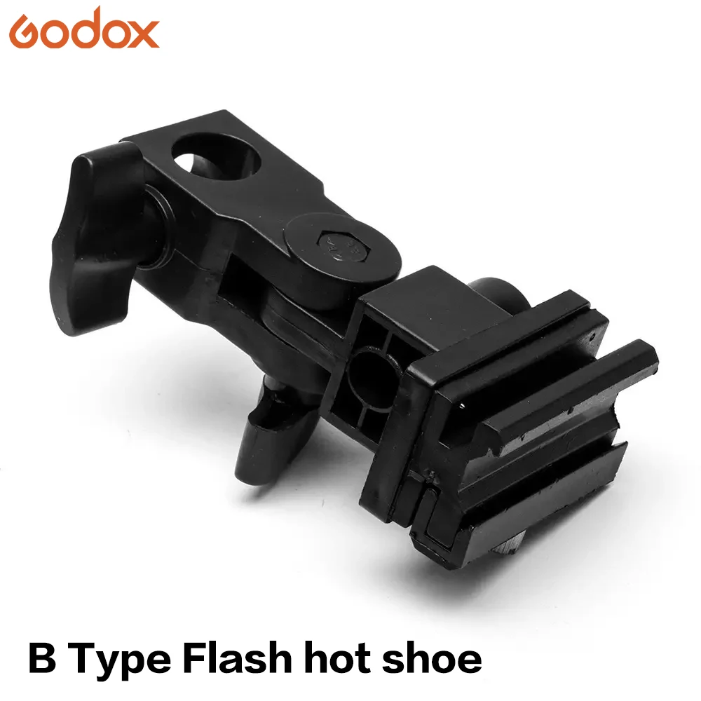 Godox B type Bracket Holder flash light bracket for speedlite umbrella softbox Flash Hot Shoe Umbrella Holder Swivel bracket