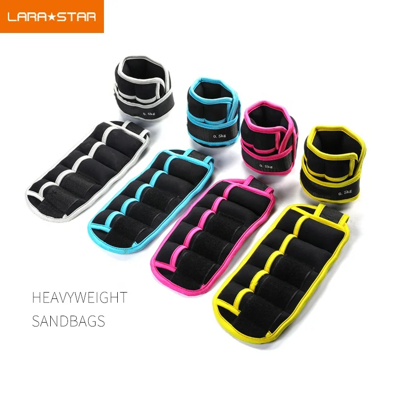 gym equipment adjustable wrist arm leg straps ankle weights detachable Sandbag Ankle & Wrist Weight