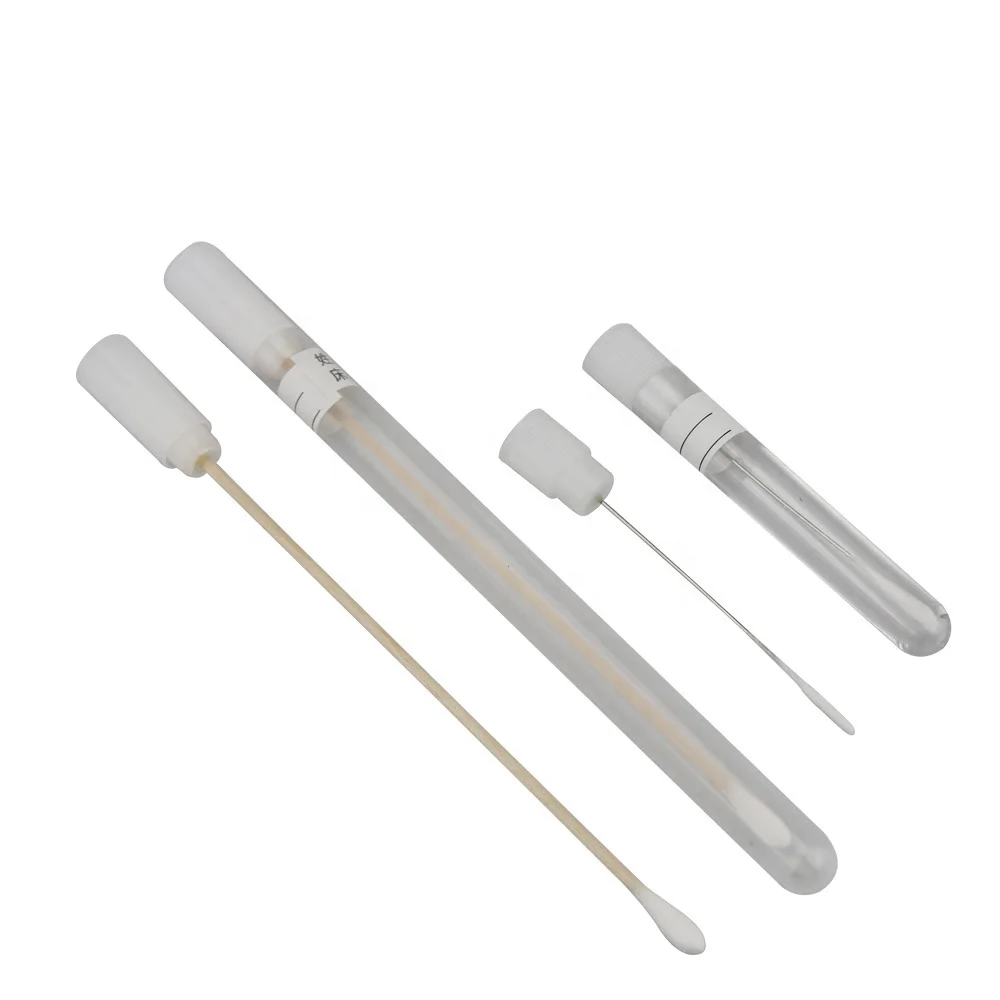 Vaginal Swab High Quality Sterile Disposable White EO Flocked Sampling Swab,medical Polymer Materials & Products Male or Female