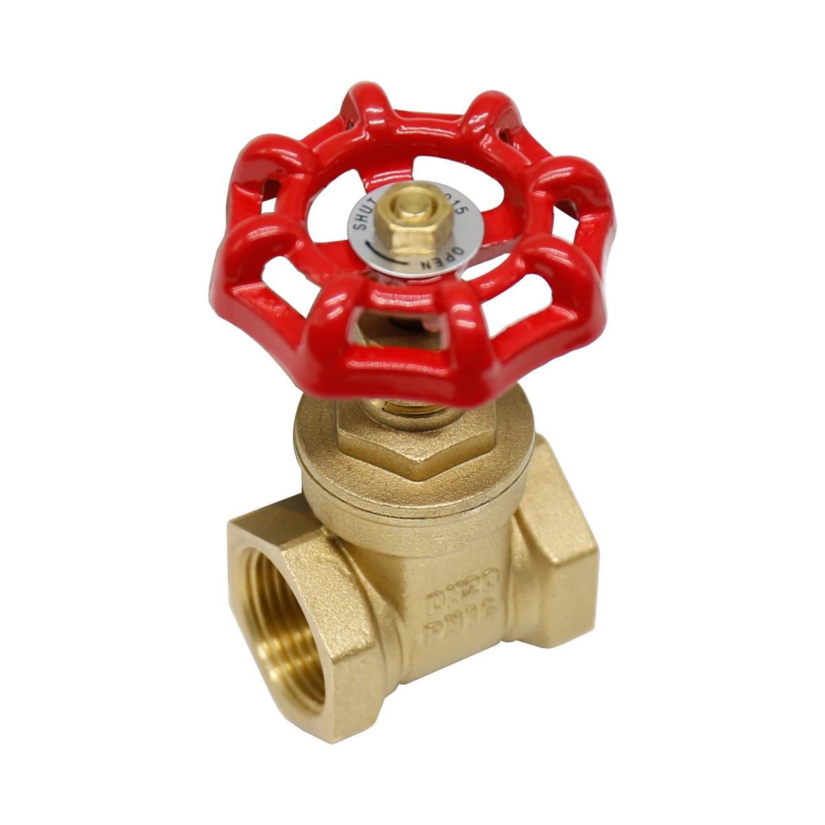 Non Rising CuZn39Pb3 CZ121 1/2inch to 4inch PN16 WOG Waste Water Gate Valve for Water Control
