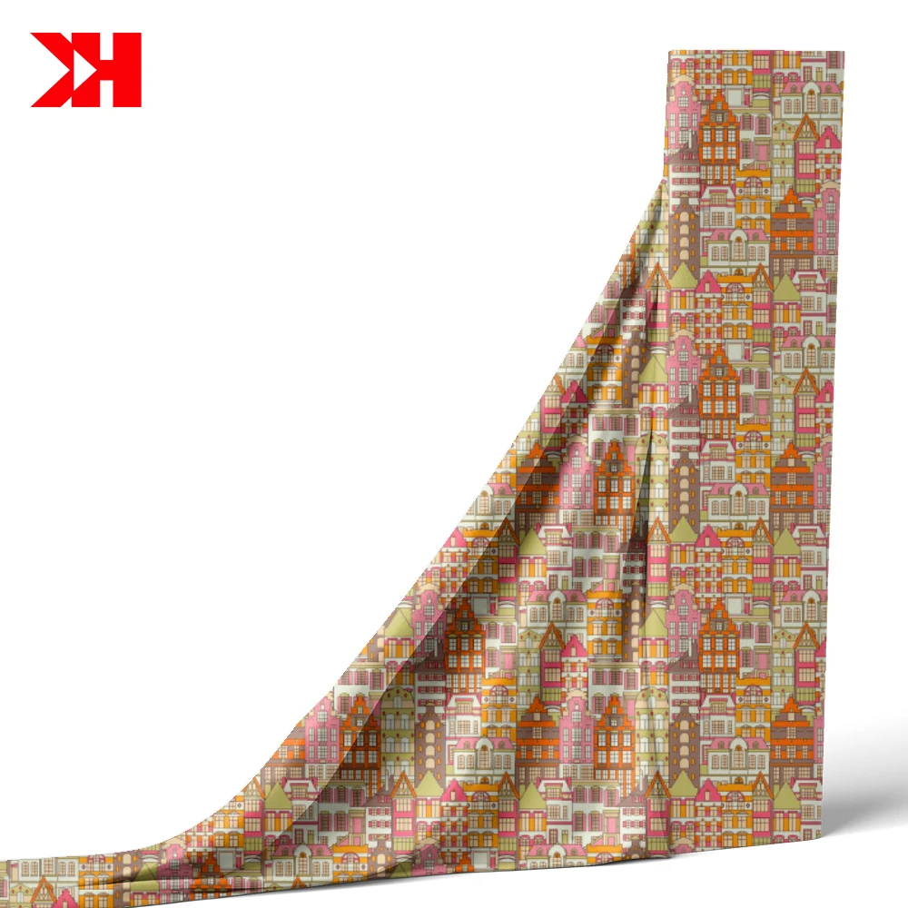 Kahn new design tana 100% cotton liberty lawn custom digital printed fabric