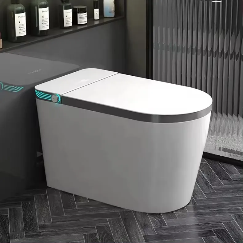 Сантехника Chaozhou, современный стиль, керамический напольный цельный биде, умный туалет, унитаз