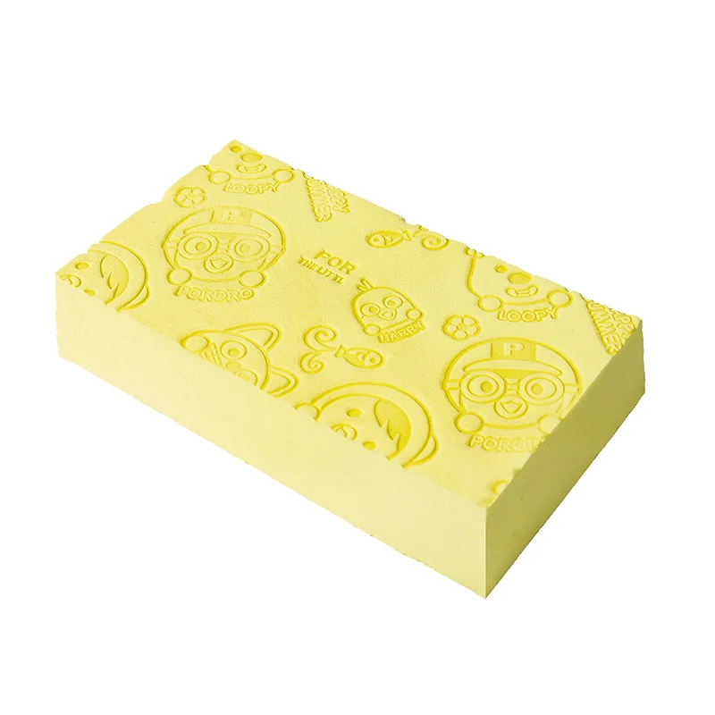 Wholesale High Quality eponge exfoliante Baby Bath Sponge exfoliant Newborn Bathing PVA Cartoon Printed Mud Back Rubbing Sponges