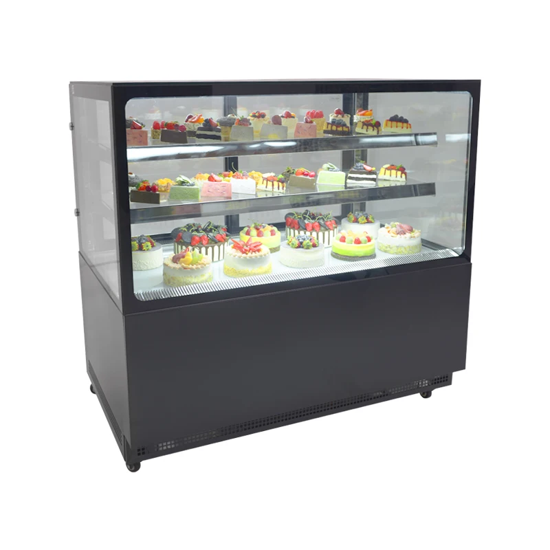 Wholesale Arc Cake Display Fridge Pastry Cabinet Cake Showcase With Low Noise