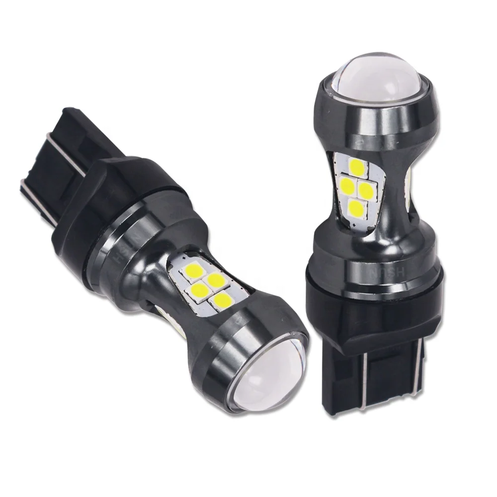  HSUN T20 Янтарная Светодиодная лампа 7440 3030 16SMD поворотные огни стоп-сигнал резервные лампы 7443 светодиодов с супер