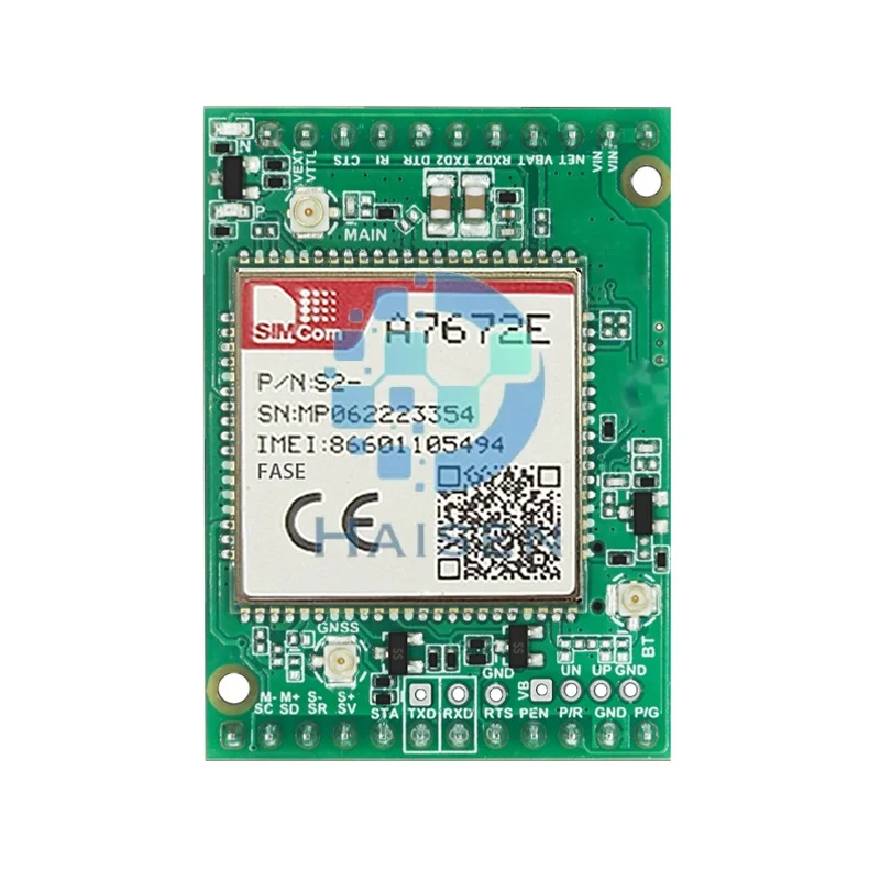 HAISEN SIMCOM A7672E-FASE  Core Board A7672E-FASE  Development Board LTE CAT1+4G+2G+BT+GNSS+Voice A7672