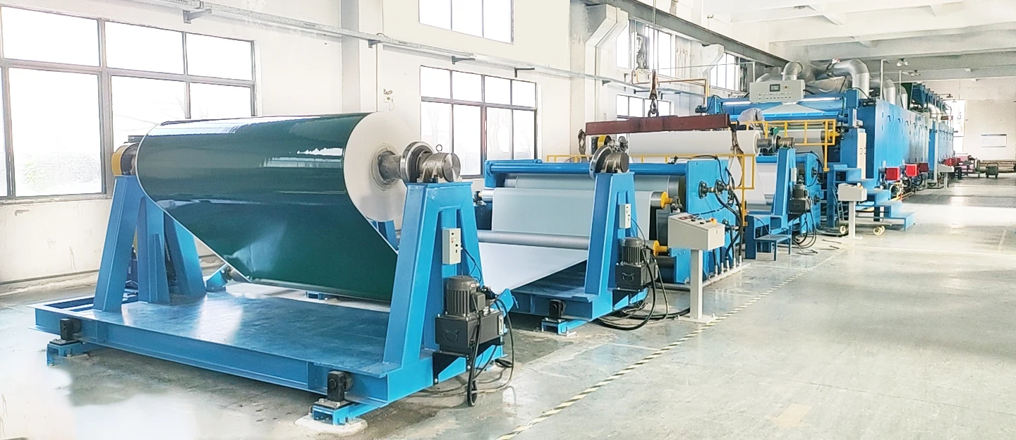 PU PVC TPU TPO TPEE Silicone Coating Machinery Conveyor Belt Systems Painting Production Line For Indoor Skiing