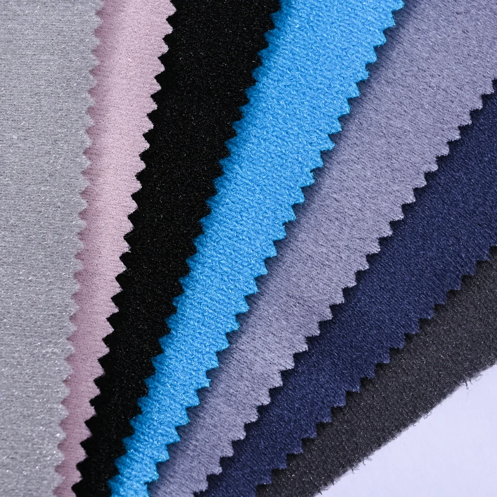 Amazon hot sale fastener combines 100D viscose nylon elastane woven stretch fabric for joggers