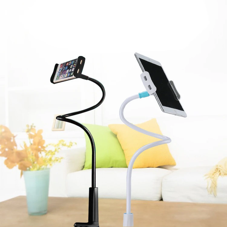 360 Degree Rotatable Goose Neck Bedside Desktop Tablet Phone Holder Bracket Universal Adjustable Lazy Mobile Phone Holder