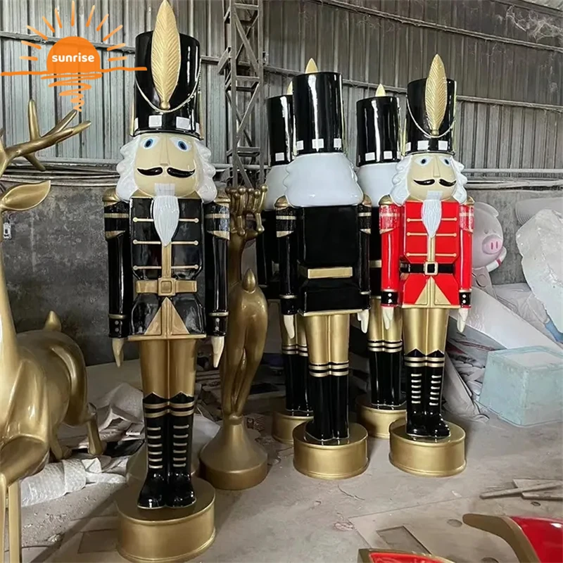 Giant Christmas Nutcracker Soldier Commercial-Grade Nutcracker Decoration for the Holiday Season