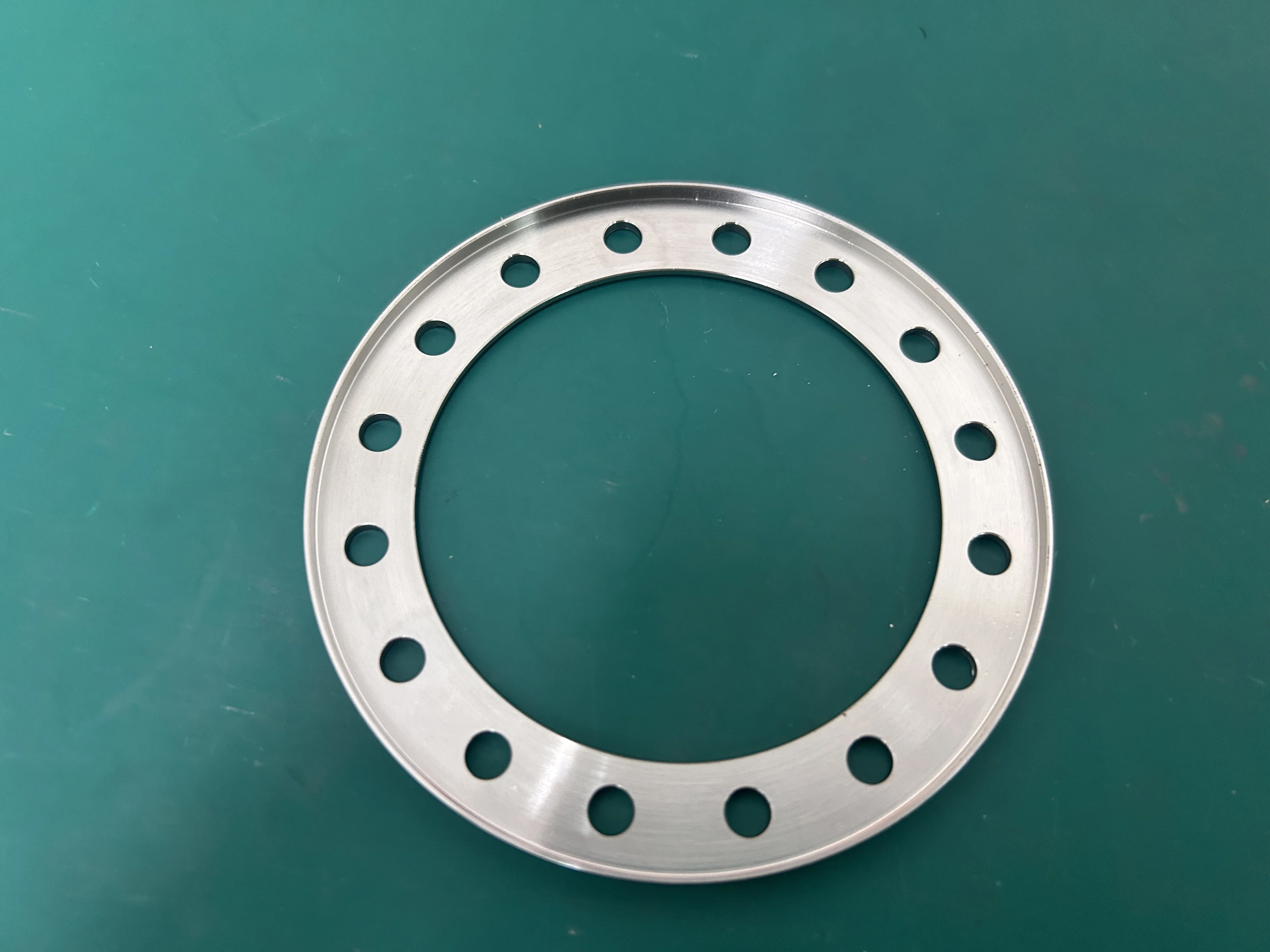 Custom Precision CNC Turning Drilling Service CNC Machining Large Stainless Steel Flange Ring turning cnc machining parts