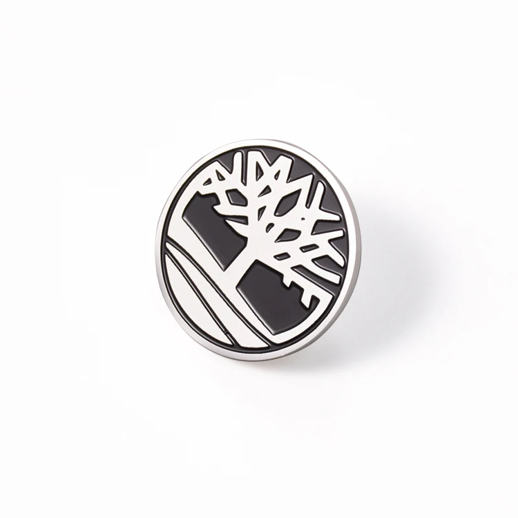 
Manufacturer customized metal stainless steel round personalized soft enamel lapel pin badge 