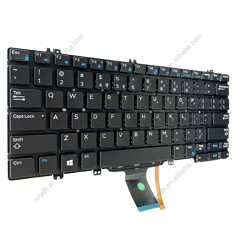 New Backlit Teclado UI US English Laptop Keyboard For Dell Latitude 5280 5288 5290 7280 7290 7380 7390 5289 2in1 7389 2in1 7390