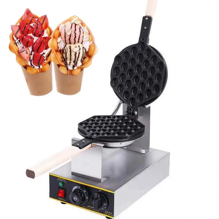 Factory direct high quality rome waffle iron automatic waffle cone fill bake maker machine with wholesale price