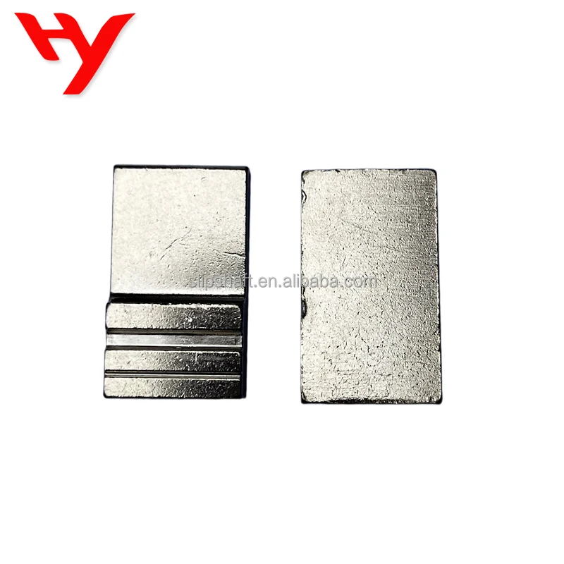 Zamak end-clamp for key-rows mounted on expanding air shafts